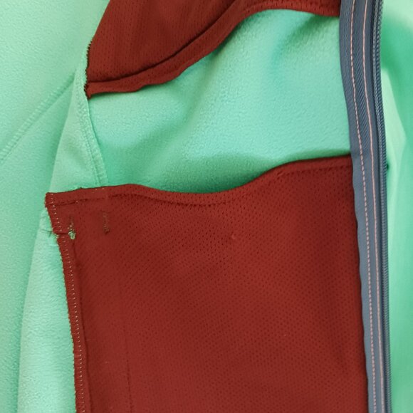 The North Face Jacket Womens Size XL Small Green Windwall Full Zip Jacket NWOT - Picture 10 of 13